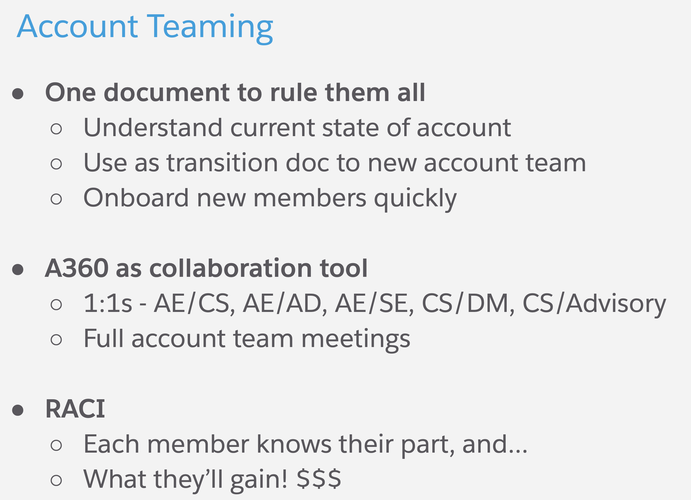 Account 360 (A360)